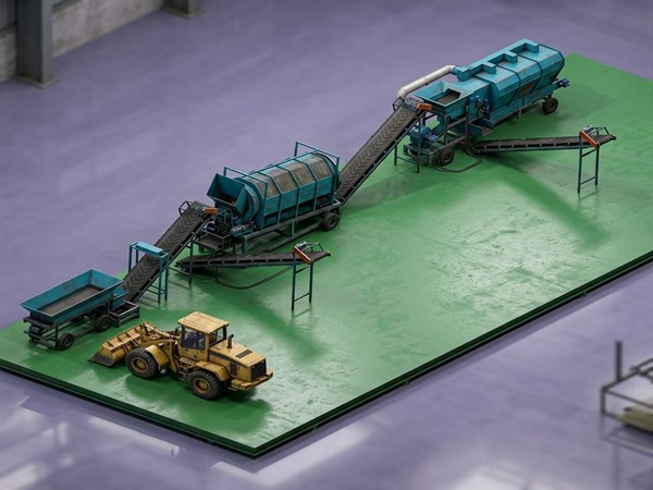 固废垃圾分拣处理设备生产线